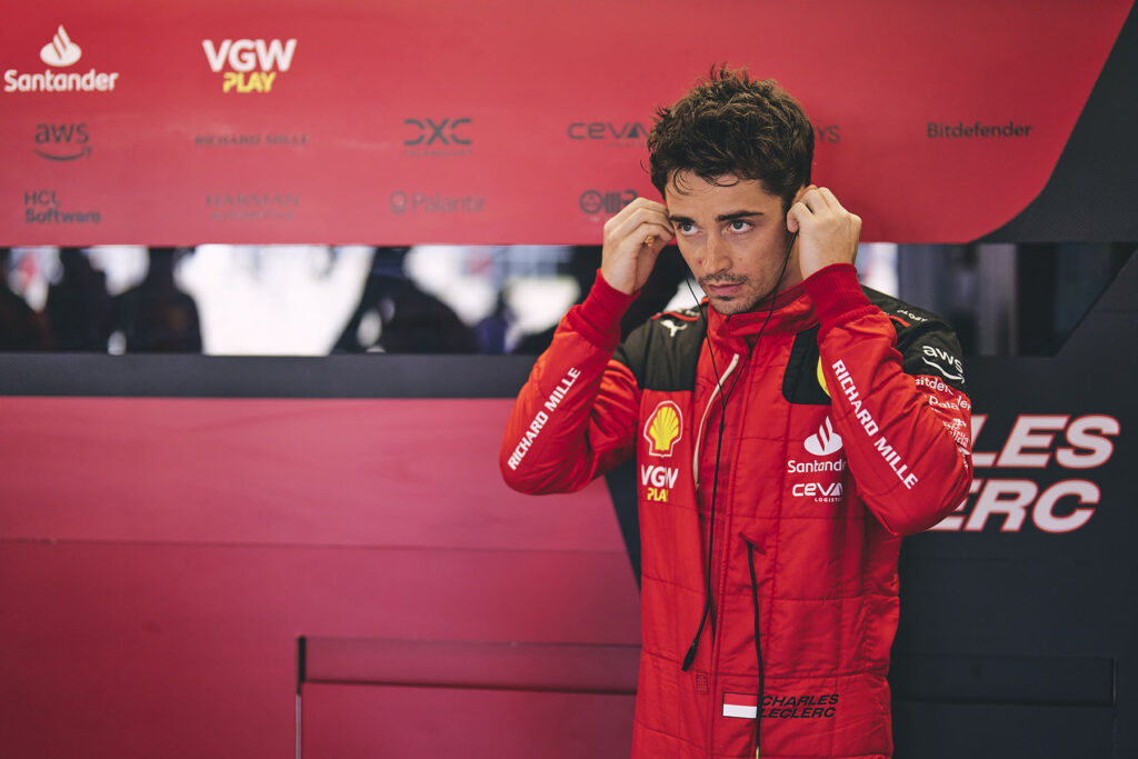 Formel 1 Charles Leclerc Ferrari Silverstone 2023