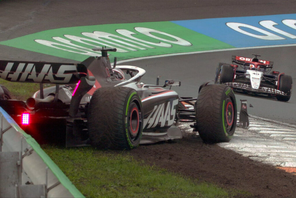 Formel 1 Magnussen Haas Zandvoort Crash 2023