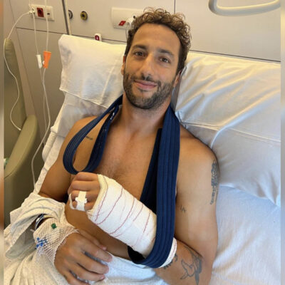 Formel 1 Daniel Ricciardo Krankenhaus 2023