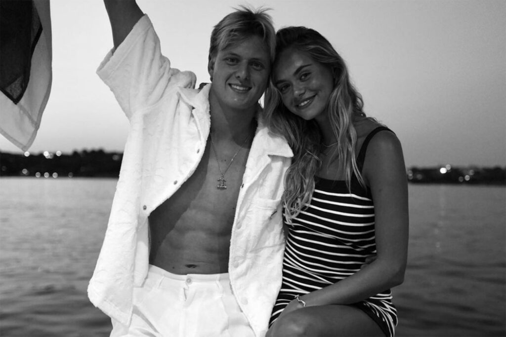 Mick Schumacher und Laila Hasanovic. Credit: Mick Schumacher / Instagram