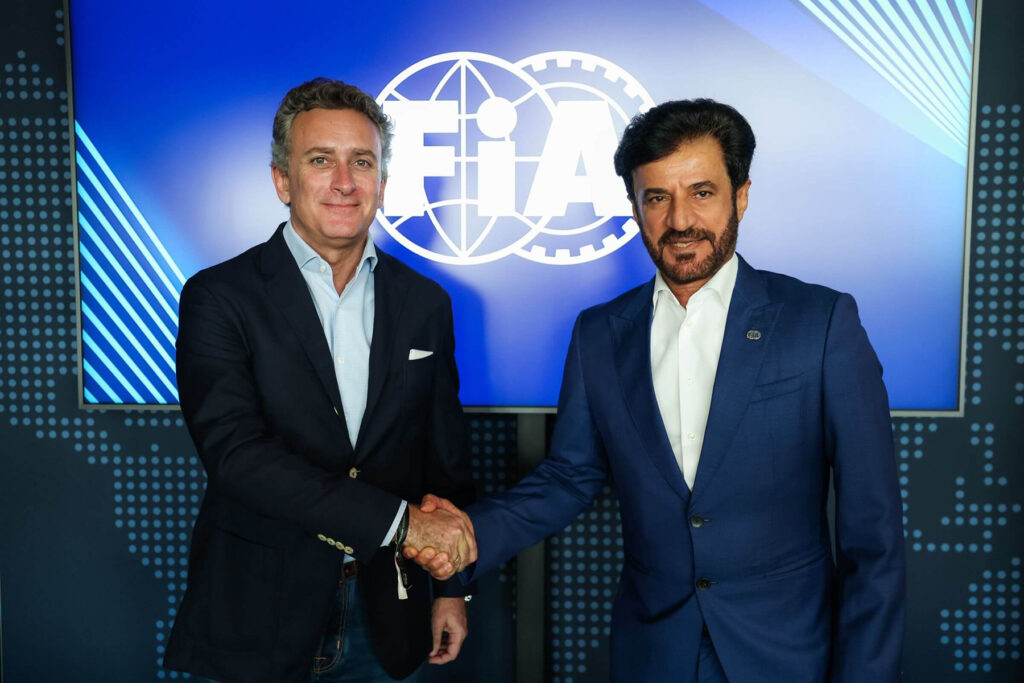 Alejandro Agag mit Mohammed Ben Sulayem. Credit: Extreme E