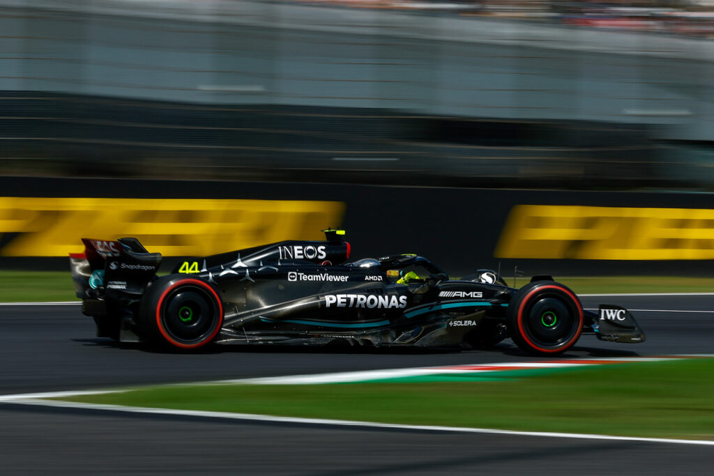 Formel 1 Lewis Hamilton Mercedes Suzuka 2023
