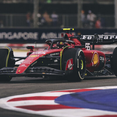 Formel 1 Carlos Sainz jr. Ferrari Singapur 2023
