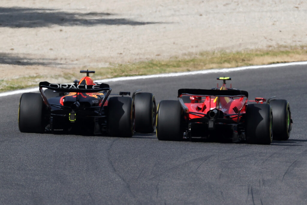 Formel 1 Carlos Sainz jr. und Max Verstappen Monza Italien GP 2023