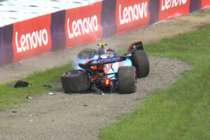 Formel 1 Sargeant Crash Suzuka 2023