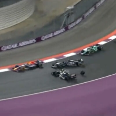 Formel 1 Mercedes Crash Katar 2023