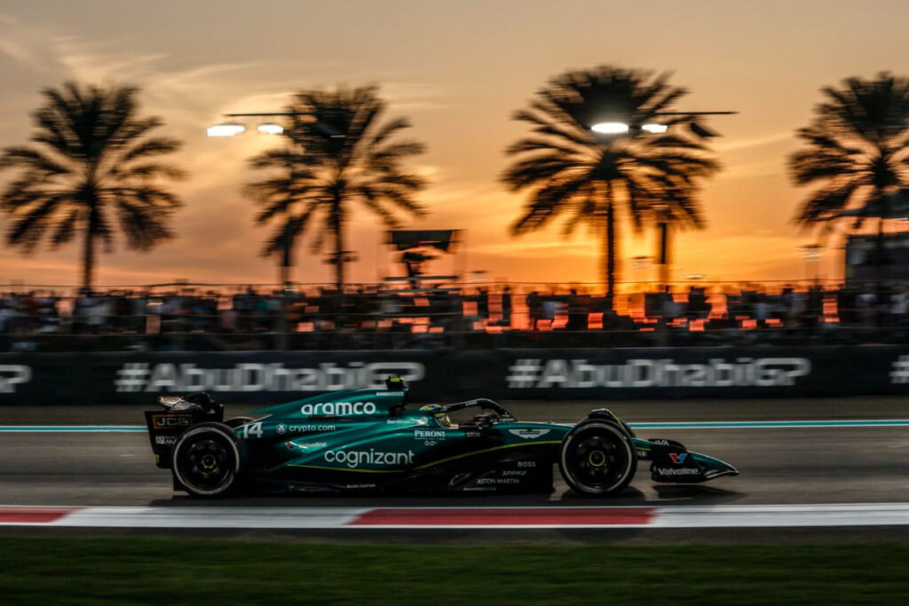 Formel 1 Fernando Alonso Aston Martin Abu Dhabi 2023