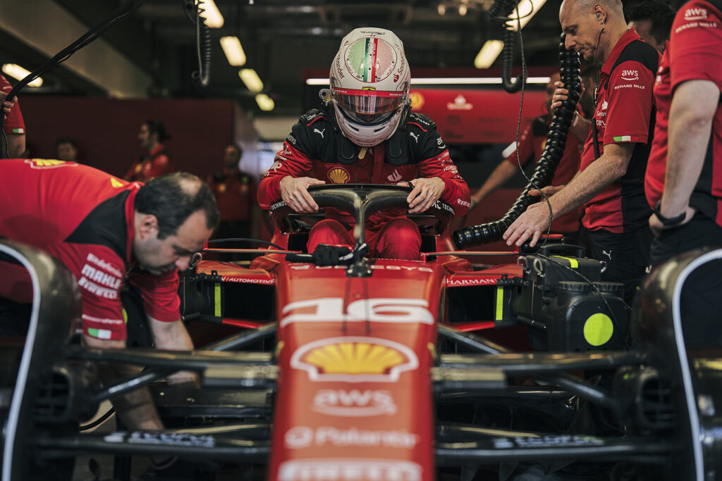 Formel 1 Charles Leclerc Ferrari Abu Dhabi 2023
