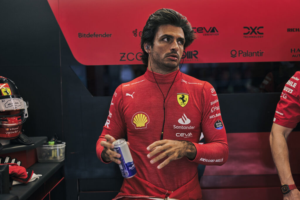 Formel 1 Carlos Sainz jr Ferrari Abu Dhabi 2023