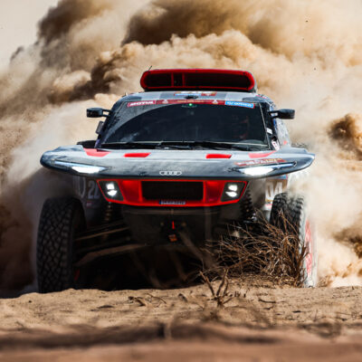 24h Dakar Carlos Sainz/Lucas Cruz. Credit: Audi