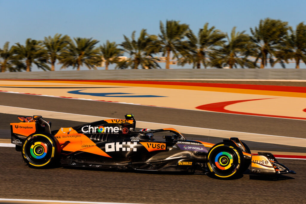 Formel 1 McLaren Lando Norris Bahrain Test 2024