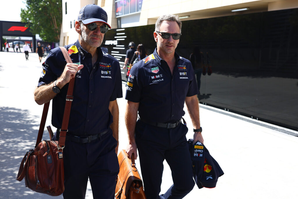 Formel 1 Red Bull Adrian Newey und Christian Horner Bahrain 2024