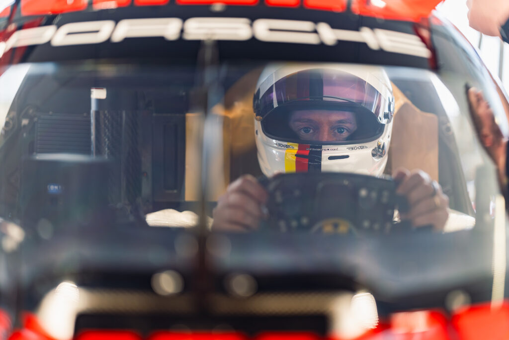 Sebastian Vettel Porsche Test 2024