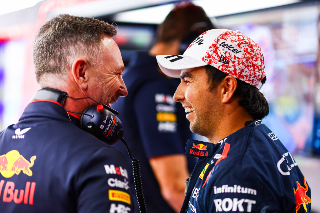 Formel 1 Christian Horner Sergio Perez Red Bull Suzuka 2024