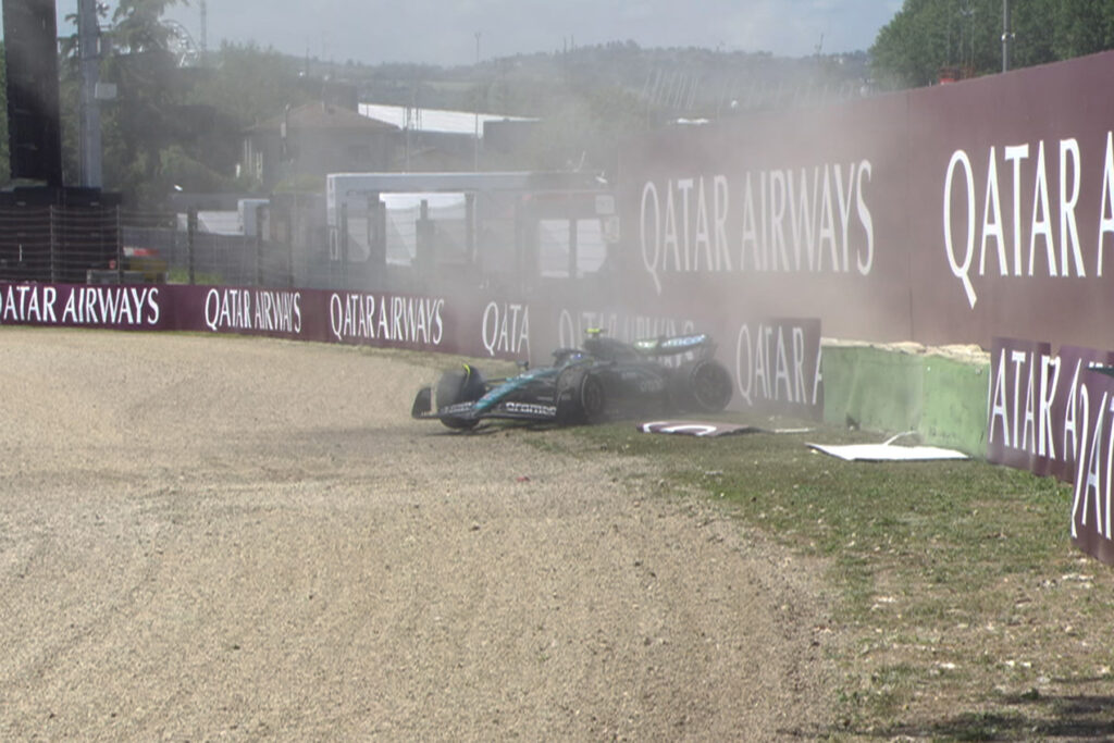 Formel 1 Alonso Crash Imola 2024