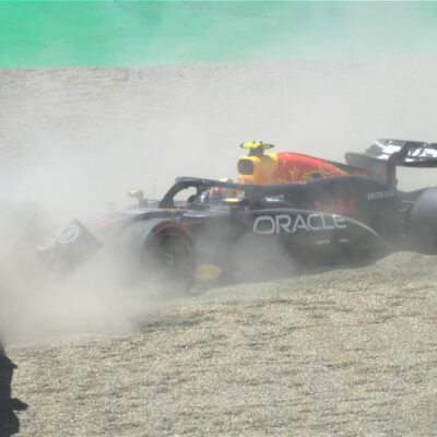 Formel 1 Perez Crash Imola 2024