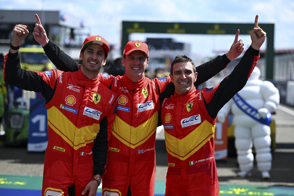 Ferrari Le Mans 2023 Sieger, Credit: Hersteller
