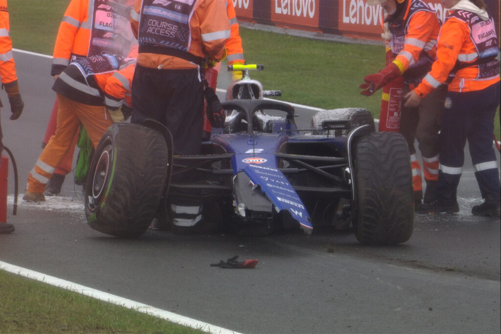 Formel 1 Sargeant Crash Zandvoort 2024