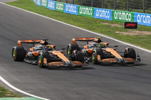 Formel 1 Lando Norris und Oscar Piastri McLaren Monza 2024