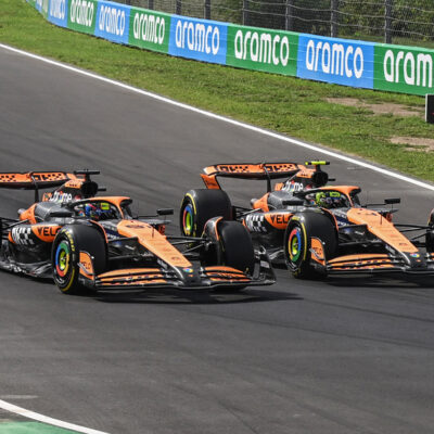 Formel 1 Lando Norris und Oscar Piastri McLaren Monza 2024