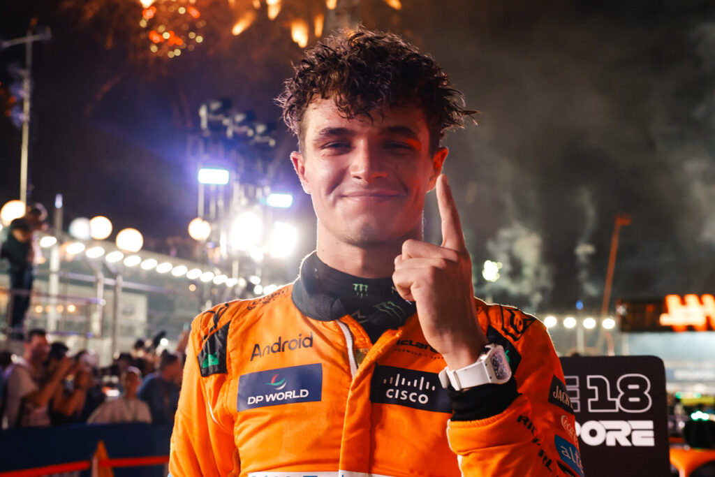 Formel 1 Norris McLaren Singapur 2024