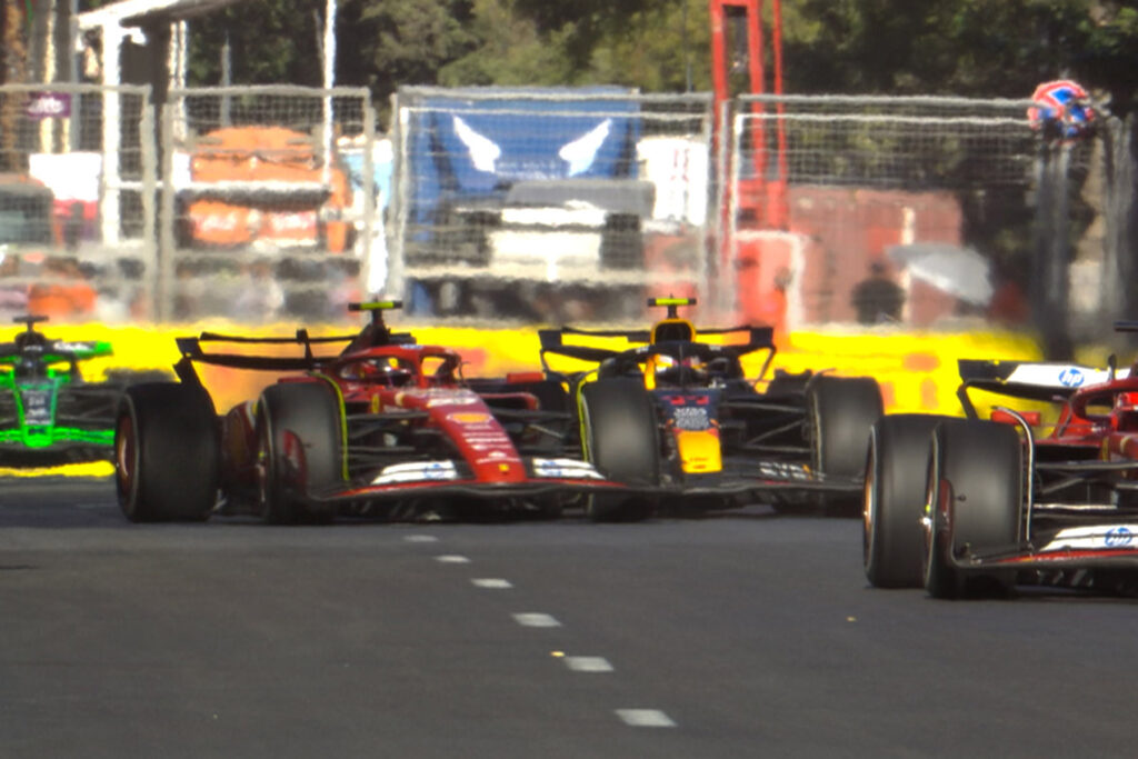 Formel 1 Perez Sainz Crash Aserbaidschan 2024