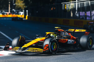 Lando Norris, Baku, 2024, Credit: McLaren / X