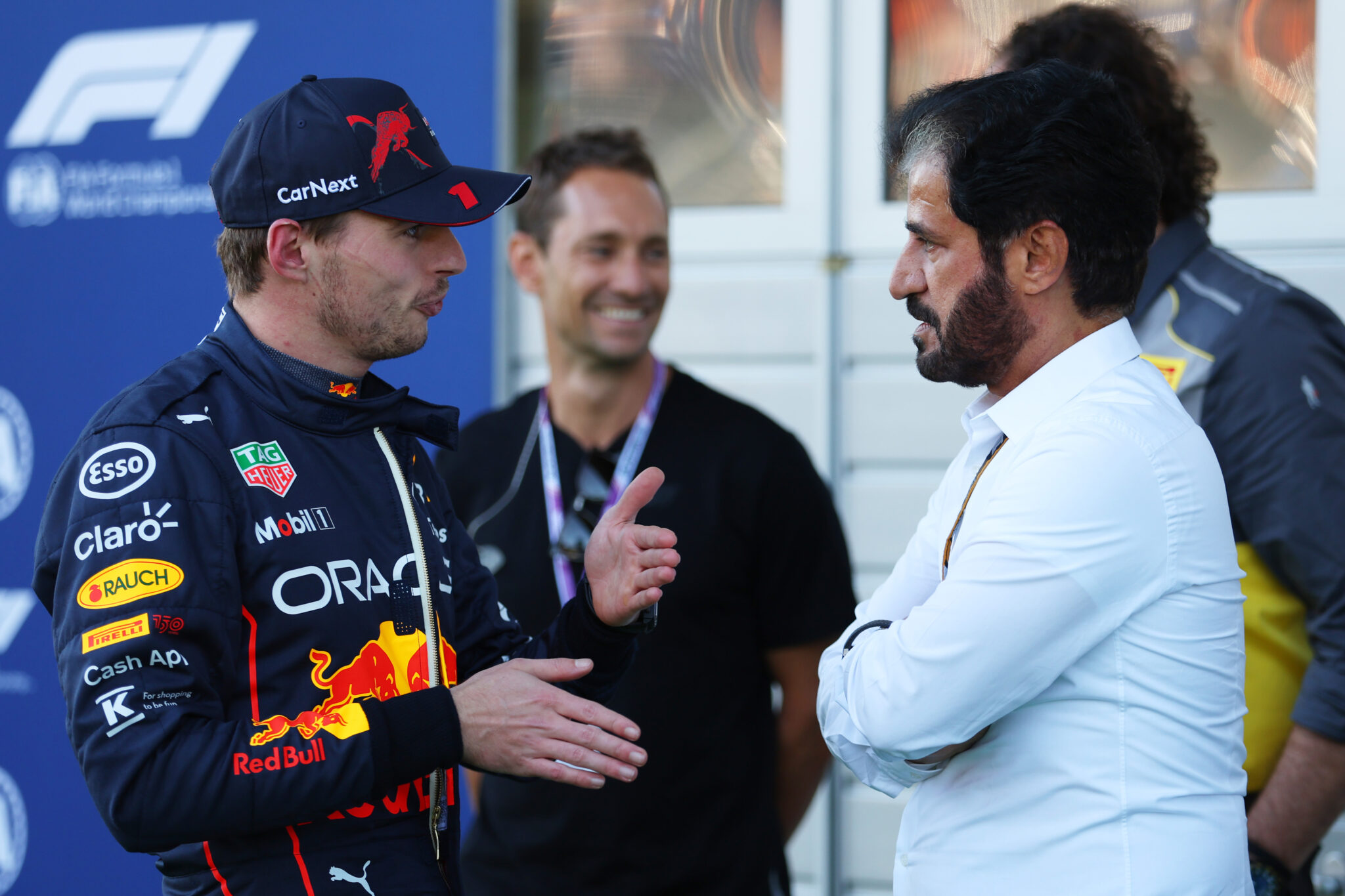 Max Verstappen, Mohammed Ben Sulayem, Spielberg, Credit: Red Bull Content Pool