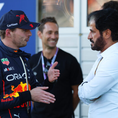 Max Verstappen, Mohammed Ben Sulayem, Spielberg, Credit: Red Bull Content Pool