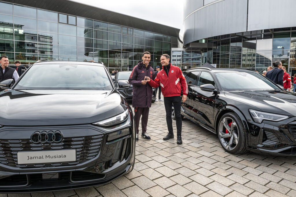 FC Bayern Dienstwagen von Audi 2024