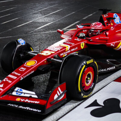 Formel 1 Charles Leclerc Ferrari Las Vegas 2024