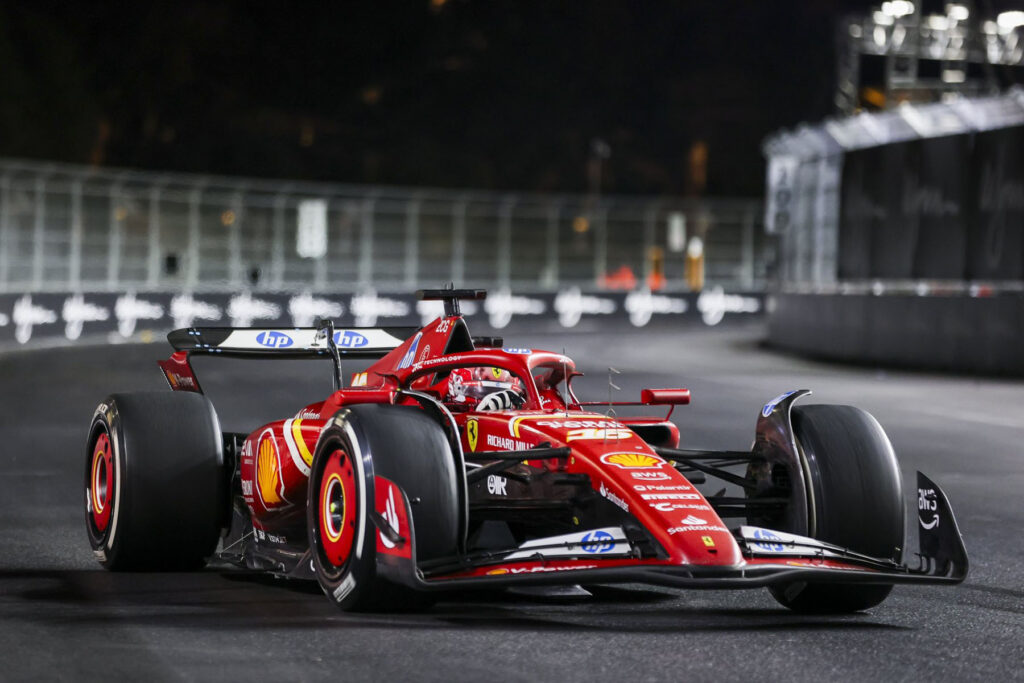 Formel 1 Charles Leclerc Ferrari Las Vegas 2024