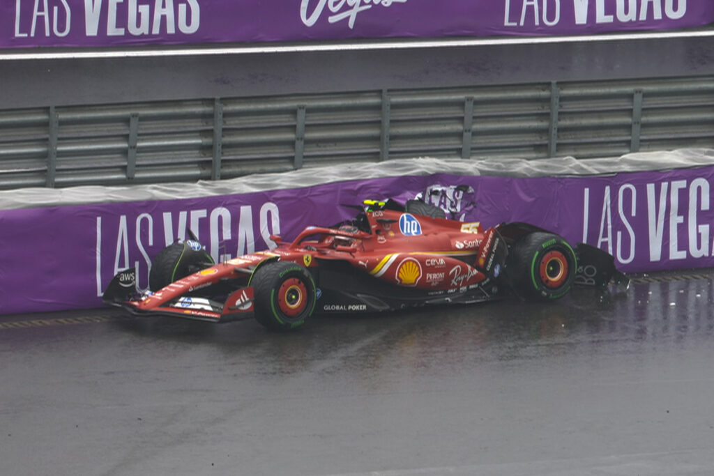 Formel 1 Carlos Sainz Crash Quali Brasilien 2024