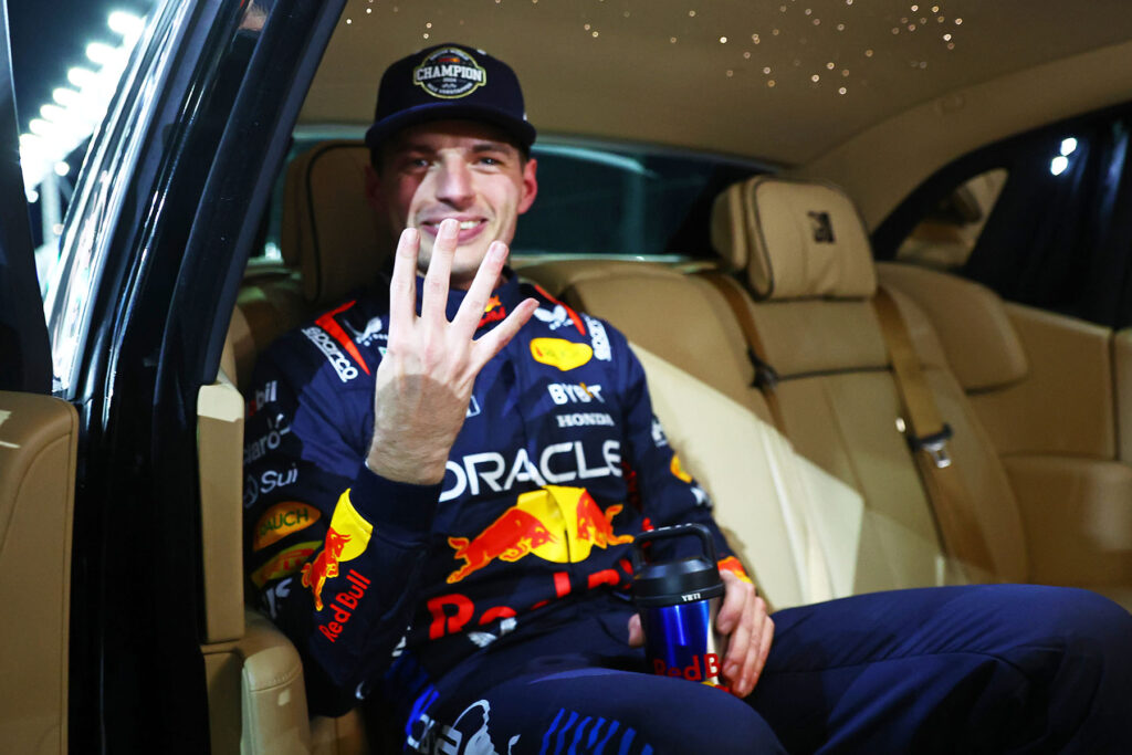 Formel 1 Max Verstappen Red Bull Las Vegas 2024 4. WM Titel