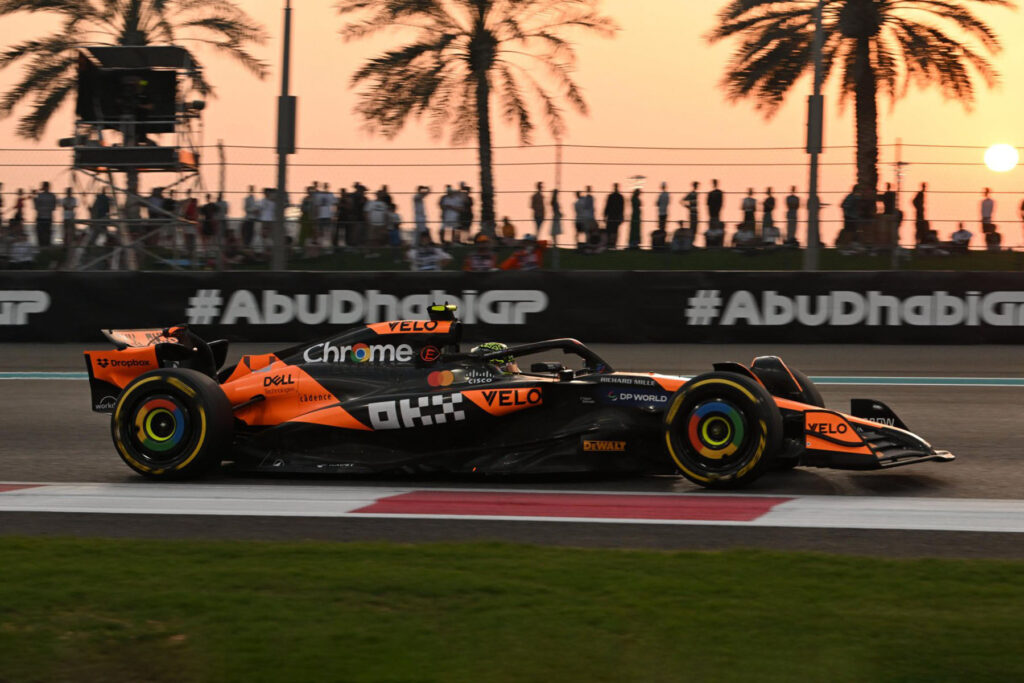 Formel 1 Lando Norris McLaren Abu Dhabi 2024