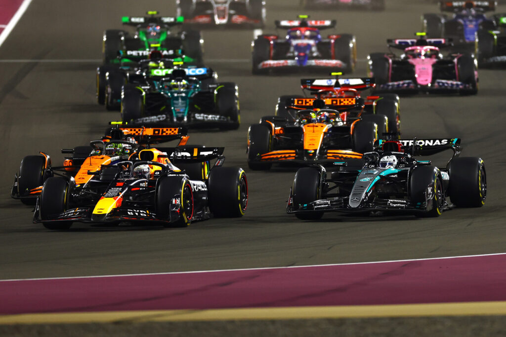 Formel 1 Verstappen Russell Katar 2024