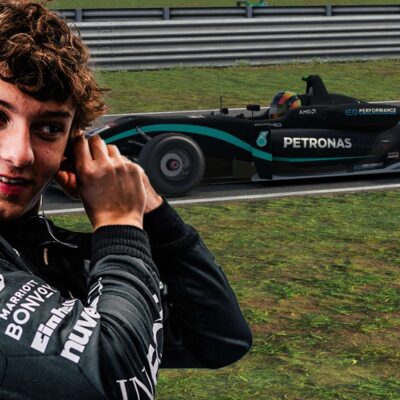 Kimi Antonelli, Mercedes, 2025, iRacing, Credit: Mercedes, iRacing