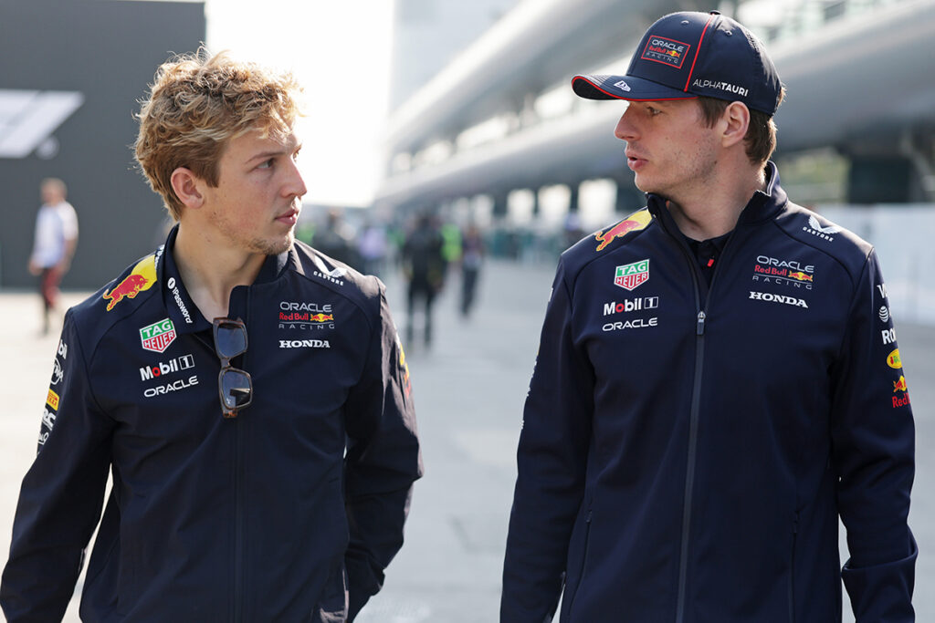 Formel 1 Max Verstappen und Liam Lawson 2025