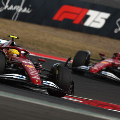 Formel 1 Lewis Hamilton und Charles Leclerc Ferrari China 2025