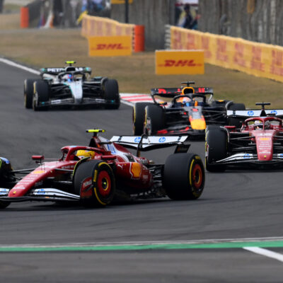 Formel 1 Lewis Hamilton und Charles Leclerc Ferrari China 2025