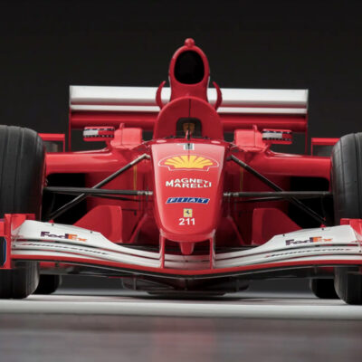 Formel 1 Micheal Schumacher Ferrari F2001 Monaco Sieger Auto