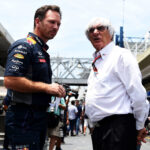 Formel 1 Christian Horner und Bernie Ecclestone Red Bull