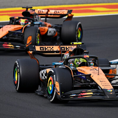Formel 1 Lando Norris und Oscar Piastri McLaren Ungarn 2025