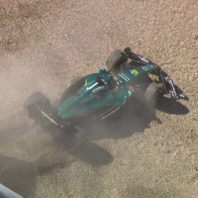 Formel 1 Stroll Crash Zandvoort Quali 2025