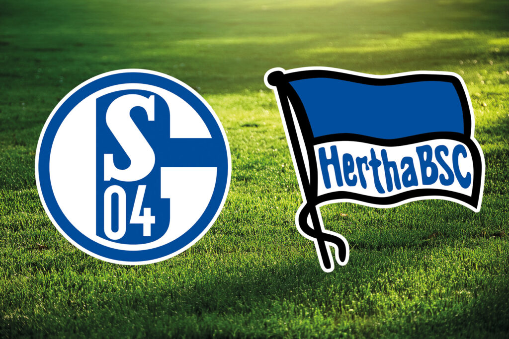 Schalke gegen Hertha, 2. Bundesliga, Credit: Montage