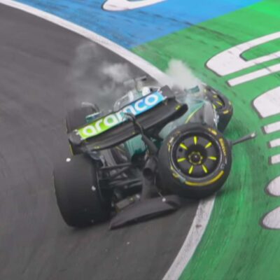 Lance Stroll Crash Zandvoort Training 2025