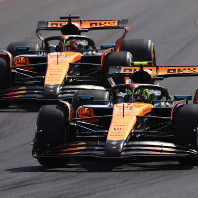 Formel 1 Lando Norris und Oscar Piastri McLaren Monza Italien 2025