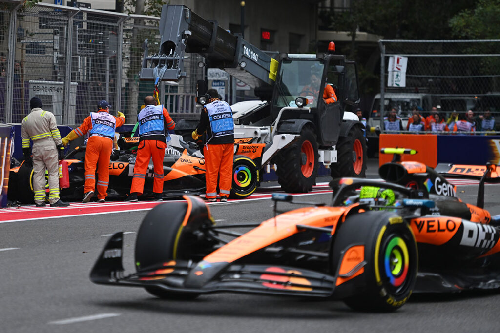 Formel 1 Norris Piastri McLaren Baku Aserbaidschan 2025