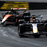 Formel 1 Max Verstappen Red Bull und Lando Norris McLaren Monza Italien 2025