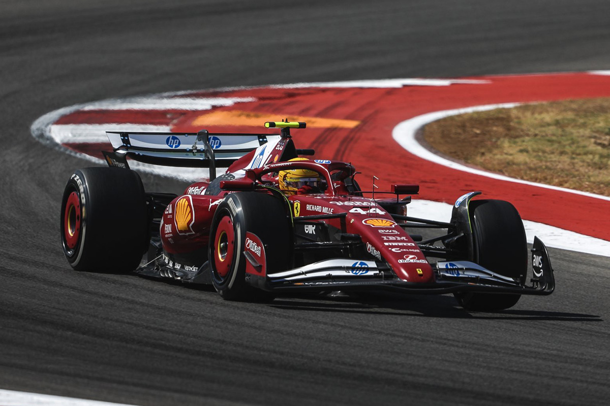 Ferrari em Austin: um desastre que choca Hamilton e Leclerc